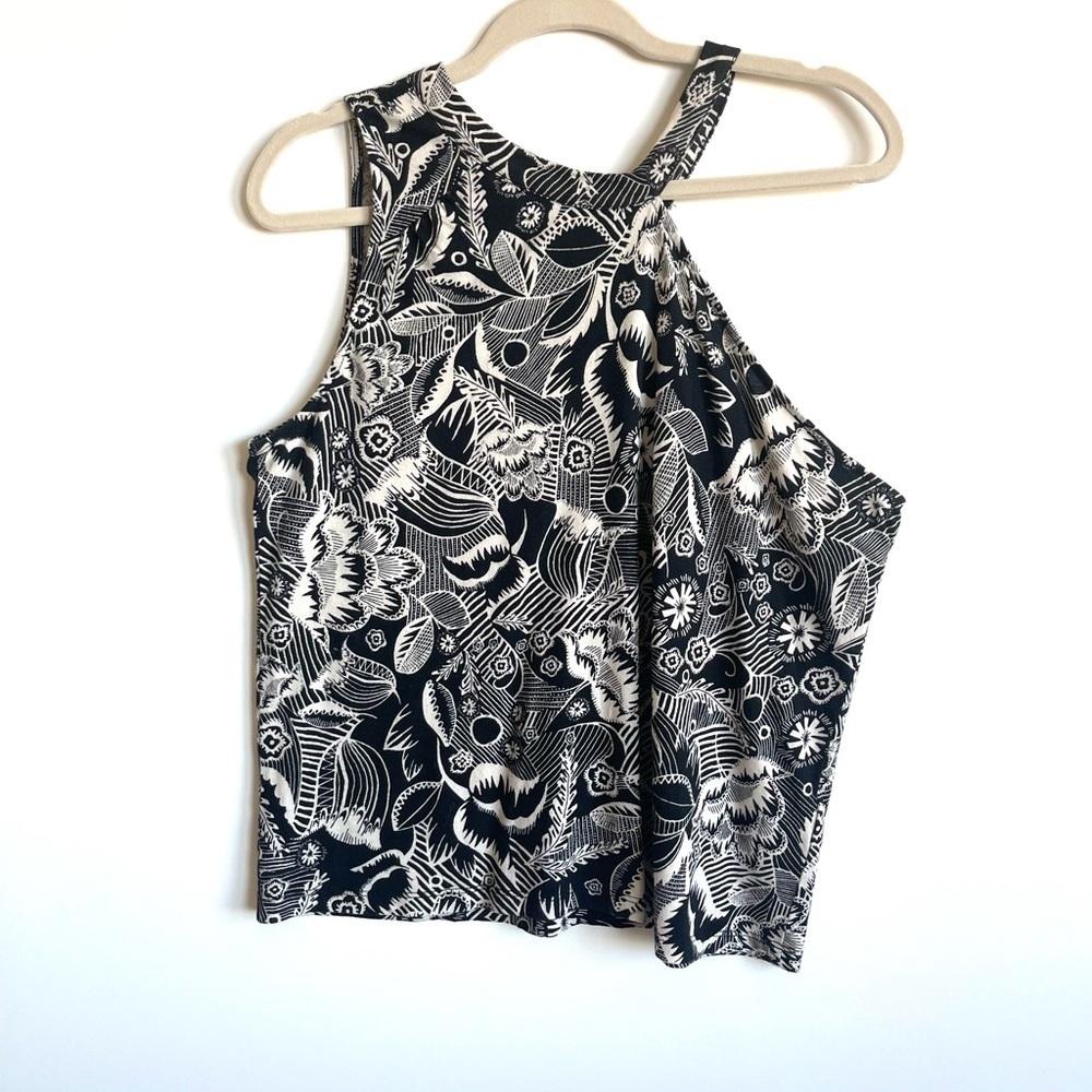 By Anthropologie Asymmetrical Cutout Tank Top NWT - Picture 4 of 12